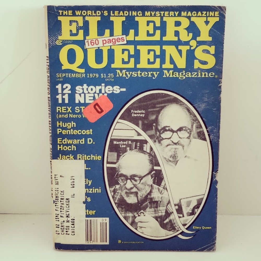 Ellery Queens Mystery Magazine September 1979 Paperback Book
